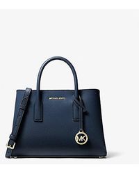 MICHAEL Michael Kors - Ruthie Small Pebbled Leather Satchel - Lyst