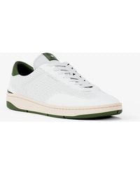 Michael Kors - Wilton Perforated Leather Sneaker - Lyst
