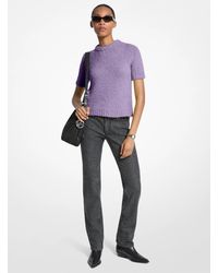 MICHAEL Michael Kors - Mk Knit Short-Sleeve Jumper - Lyst