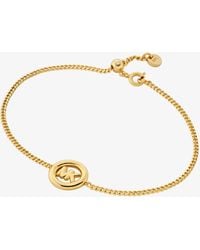 Michael Kors - Logo Charm Slider Bracelet - Lyst