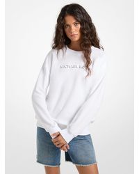 MICHAEL Michael Kors - Mk Pull En Coton Avec Logo En Relief - Lyst
