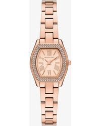 Michael Kors - Mk Petite Chelsea Pavé Two-Tone Watch - Lyst