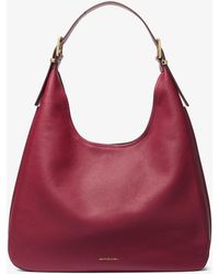 MICHAEL Michael Kors - Mk Nolita Large Pebbled Leather Hobo Shoulder Bag - Lyst