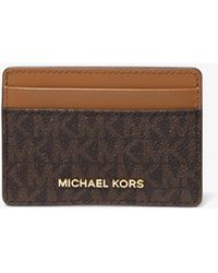 MICHAEL Michael Kors - Mk Logo Card Case - Lyst