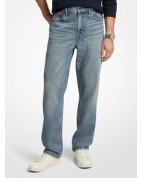 Michael Kors - Mk Finn Straight-Leg Stretch Denim Jeans - Lyst
