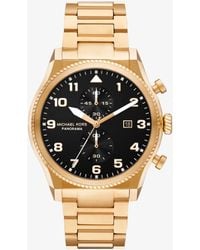 Michael Kors - Panorama Chronograph Stainless Steel Watch - Lyst