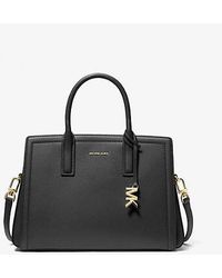 MICHAEL Michael Kors - Laila Medium Leather Satchel - Lyst