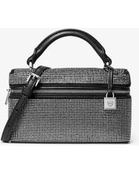 MICHAEL Michael Kors - Mk Très Petit Sac À Bandoulière Convertible Jana En Daim Travaillé - Lyst