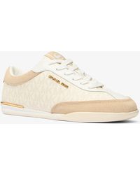 MICHAEL Michael Kors - Mk Nolan Signature Logo Trainers - Lyst