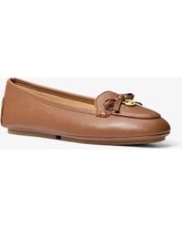 MICHAEL Michael Kors - Mk Wendy Leather Moccasin - Lyst