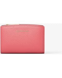 Michael Kors - Mk Bryant Medium Pebbled Leather Wallet - Lyst