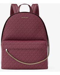 Michael Kors - Slater Large Signature Logo Backpack - Lyst