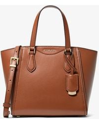 Michael Kors - Taryn Small Leather Convertible Crossbody Bag - Lyst