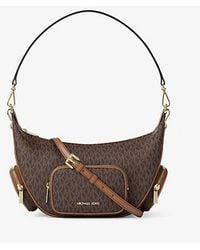 Michael Kors - Merritt Medium Signature Logo Convertible Shoulder Bag - Lyst