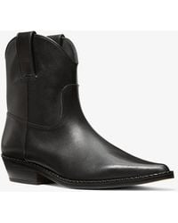 MICHAEL Michael Kors - Mk Botte Noemie En Cuir - Lyst