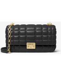MICHAEL Michael Kors - Mk Tribeca Large Quilted Leather Shoulder Bag - Lyst