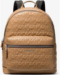 Michael Kors - Hudson Medium Logo Embossed Dome Backpack - Lyst