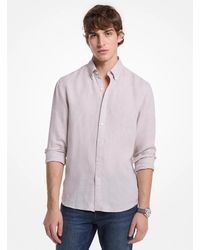 Michael Kors - Mk Linen Shirt - Lyst