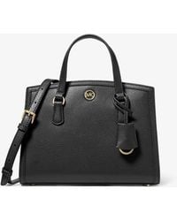 Michael Kors - Borsa messenger Chantal piccola in pelle martellata - Lyst