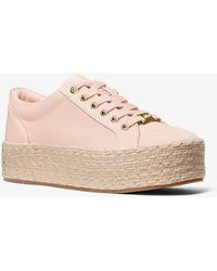 libby cotton canvas platform sneaker