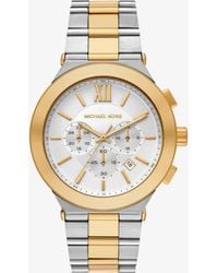 Michael Kors - Oversized Billie Two-Tone Watch - Lyst