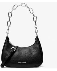 Michael Kors - Cora Medium Pebbled Leather Shoulder Bag - Lyst