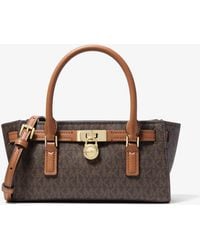 Michael Kors - Hamilton Moderne Extra-Small Signature Logo Crossbody Bag - Lyst