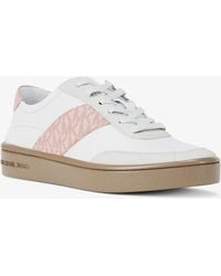 MICHAEL Michael Kors - Mk Kaycee Signature Logo Stripe Trainers - Lyst