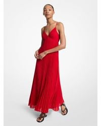 MICHAEL Michael Kors - Mk Maxi Abito A Pieghe - Lyst