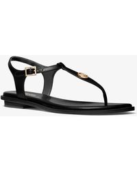 michael kors black and white sandals