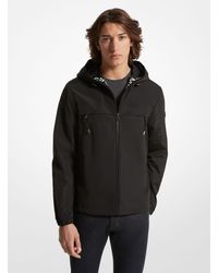 Michael Kors - Gewebter Windbreaker Mit Logostreifen - Lyst