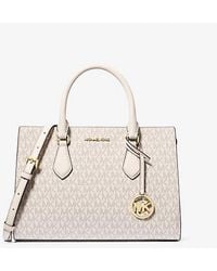 Michael Kors - Sheila Medium Logo Satchel - Lyst
