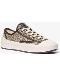 Michael Kors - Jude Mk2000 Logo Jacquard Trainers - Lyst