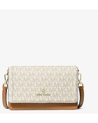 Michael Kors - Jet Set Small Logo Smartphone Convertible Crossbody Bag - Lyst