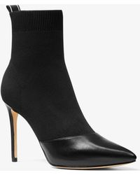 vicky logo tape knit ballet flat