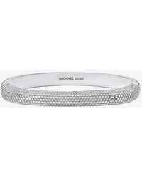 Michael Kors - Mk Bracelet Rigide Carré À Pierres Pavées - Lyst