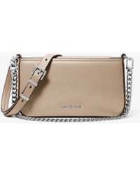 MICHAEL Michael Kors - Mk Bryant Small Pebbled Leather Convertible Pochette - Lyst