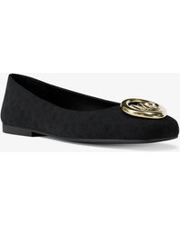MICHAEL Michael Kors - Mk Milan Suede Ballet Flat - Lyst