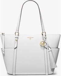 MICHAEL Michael Kors - Mk Sullivan Large Saffiano Leather Top-Zip Tote Bag - Lyst