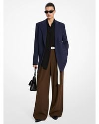 Michael Kors - Mk Wool Serge Boyfriend Blazer - Lyst