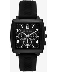 Michael Kors - Mk Oversized Rhys-Tone And Silicone Watch - Lyst