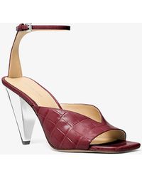 MICHAEL Michael Kors - Mk Sandale Electra En Cuir Effet Crocodile En Relief - Lyst