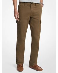 Michael Kors - Stretch Cotton Twill Cargo Pants - Lyst