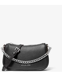 Michael Kors - Carmela Small Pebbled Leather Crossbody Bag - Lyst