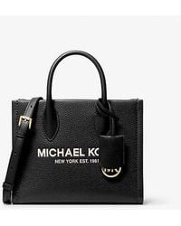Michael Kors - Mirella Small Pebbled Leather Crossbody Bag - Lyst