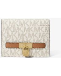 MICHAEL Michael Kors - Hamilton Moderne Small Signature Logo Wallet - Lyst