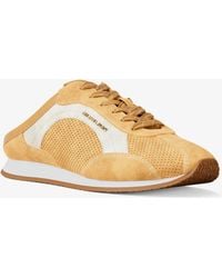 Michael Kors Outlet - Mk Avi Suede Slip-On Trainers - Lyst