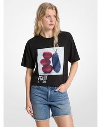 MICHAEL Michael Kors - Mk T-Shirt En Coton Watch Hunger Stop - Lyst