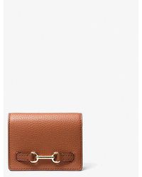Michael Kors - Carson Small Pebbled Leather Wallet - Lyst