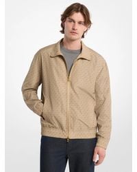 Michael Kors - Mk Signature Logo Windbreaker Jacket - Lyst
